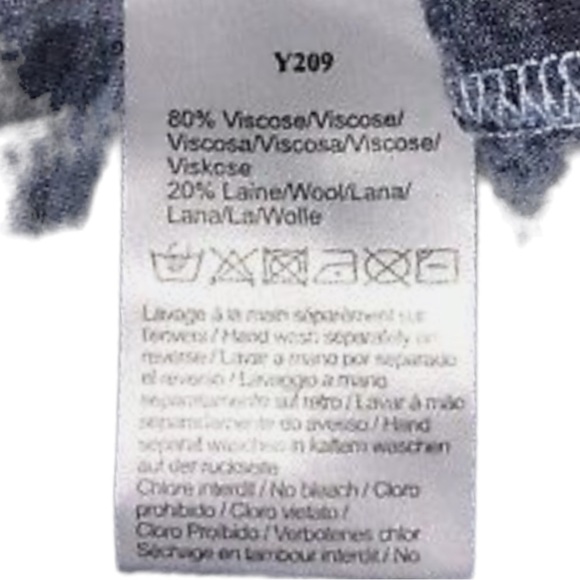 Gerard Darel Blue/Black Animal Print L/S T-Shirt - Picture 4 of 6